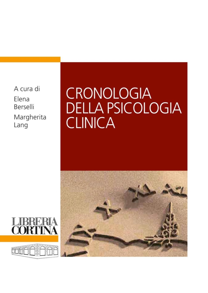 Cronologia della psicologia clinica Cronologia della psicologia clinica