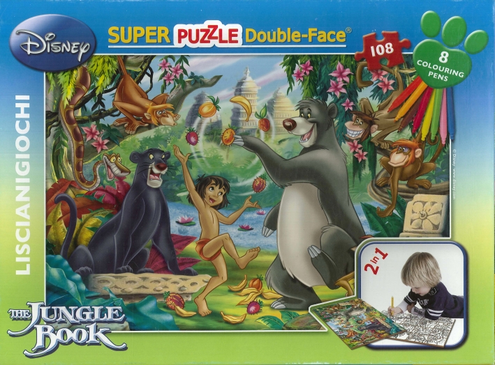 Super Puzzle Double-Face il Libro della Giungla. Super Puzzle Double-Face il Libro della Giungla.