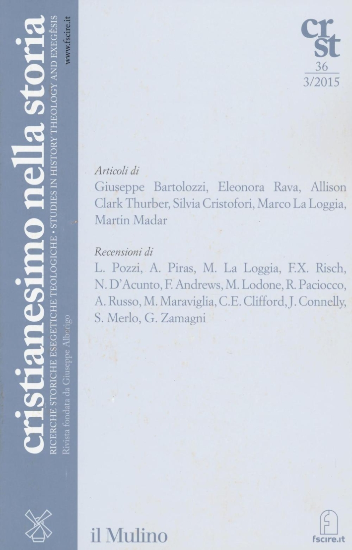 Cristianesimo nella storia (2015). Vol. 3 Cristianesimo nella storia (2015). Vol. 3