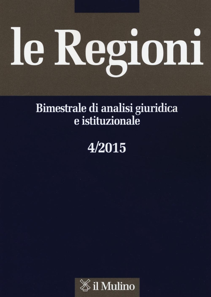 Le regioni (2015). Vol. 4. Le regioni (2015). Vol. 4.