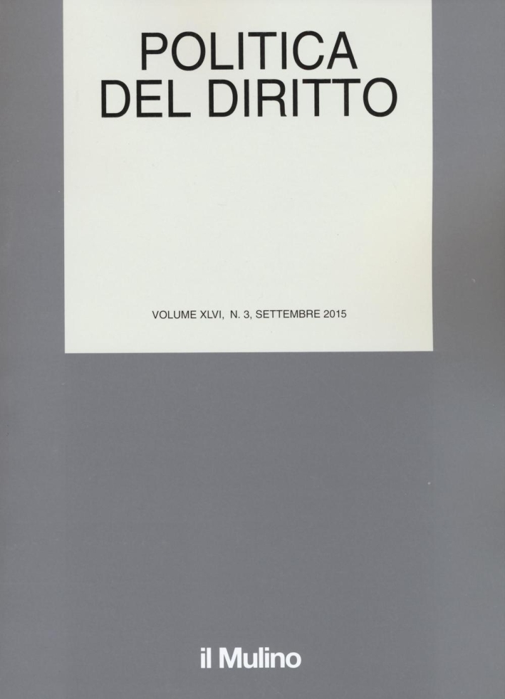 Politica del diritto (2015). Vol. 3 Politica del diritto (2015). Vol. 3