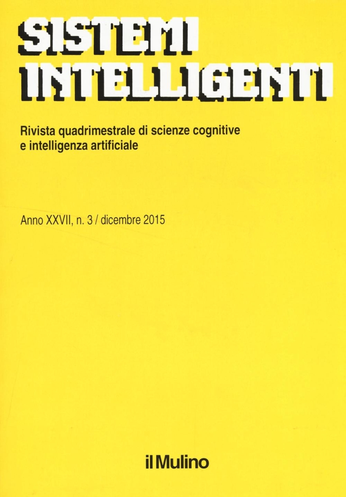 Sistemi intelligenti (2015). Vol. 3 Sistemi intelligenti (2015). Vol. 3