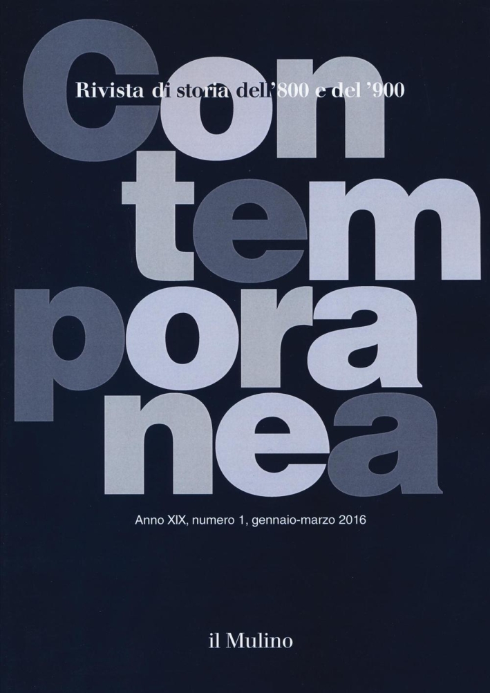 Contemporanea (2016). Vol. 1 Contemporanea (2016). Vol. 1
