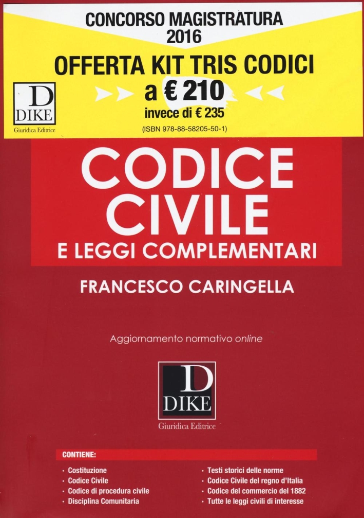 Tris codici concorso magistratura 2016 Tris codici concorso magistratura 2016