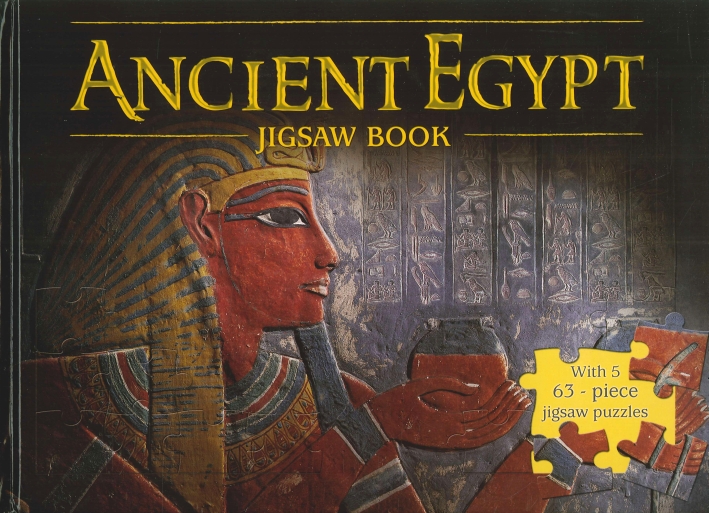 Ancient Egypt. Jigsaw Book. With 5 - 63 Pieces Jigsaw Puzzle Ancient Egypt. Jigsaw Book. With 5 - 63 Pieces Jigsaw Puzzle