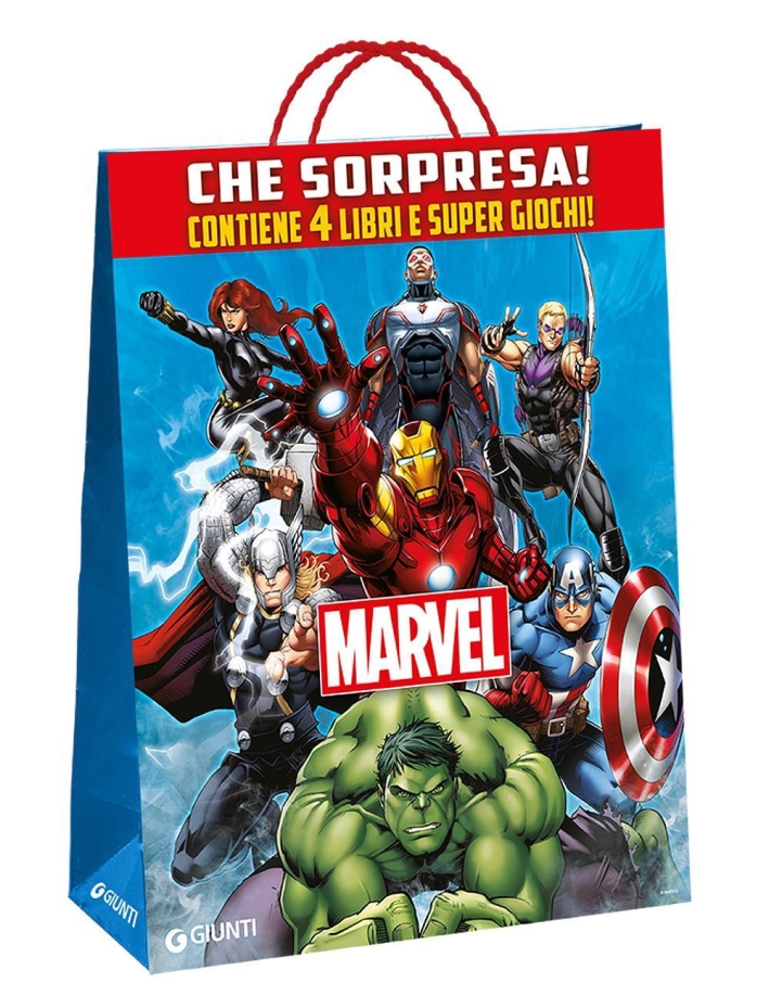 Bustone Marvel. Con gadget Bustone Marvel. Con gadget