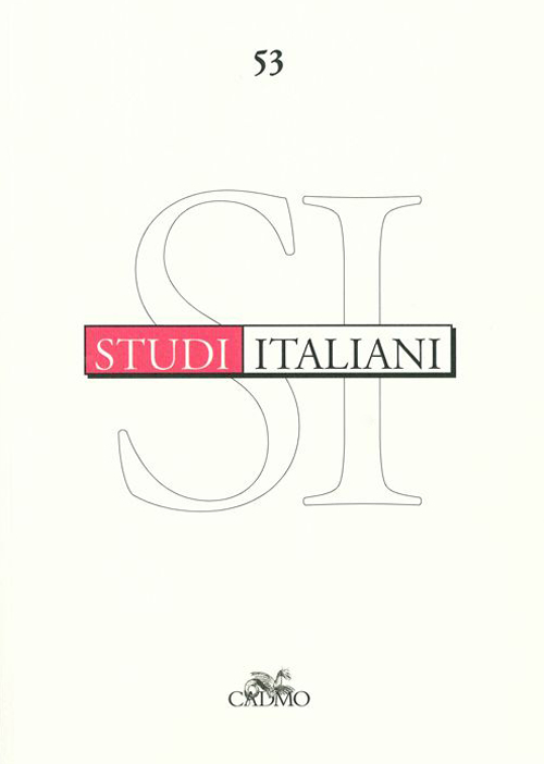 Studi italiani. Vol. 53. Studi italiani. Vol. 53.