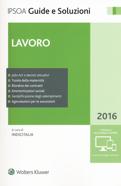 Lavoro 2016. Lavoro 2016.