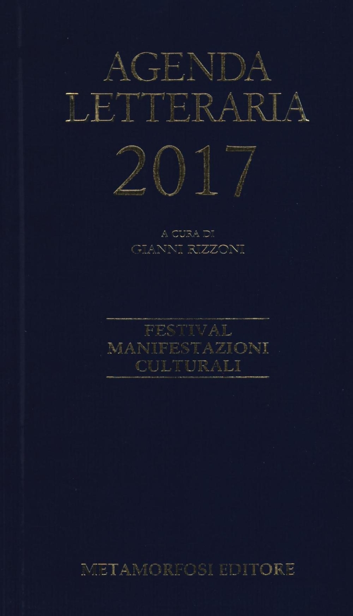 Agenda letteraria 2017 Agenda letteraria 2017