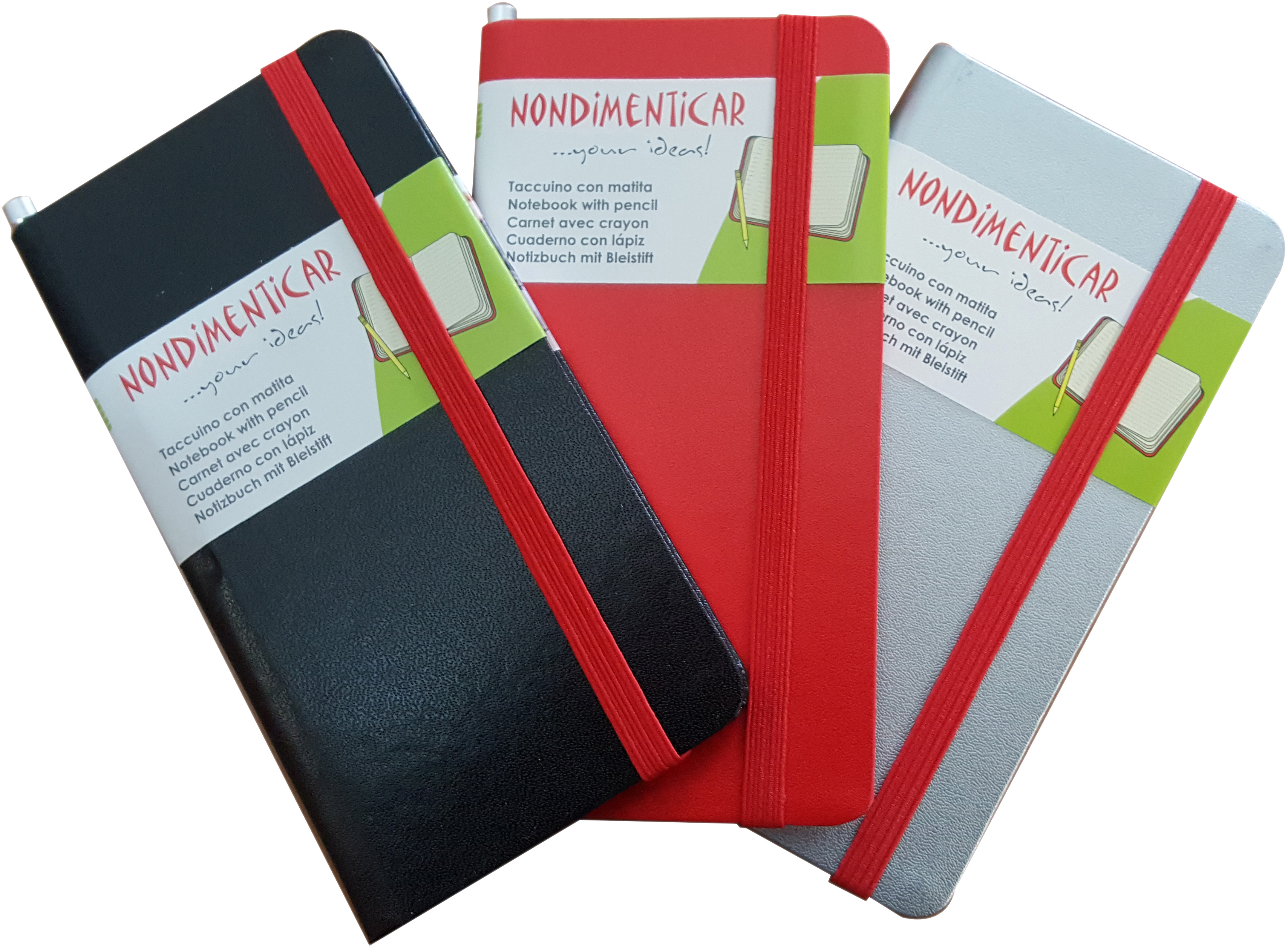 Non dimenticar. Taccuino con matita. Notebook with pencil. Non dimenticar. Taccuino con matita. Notebook with pencil.