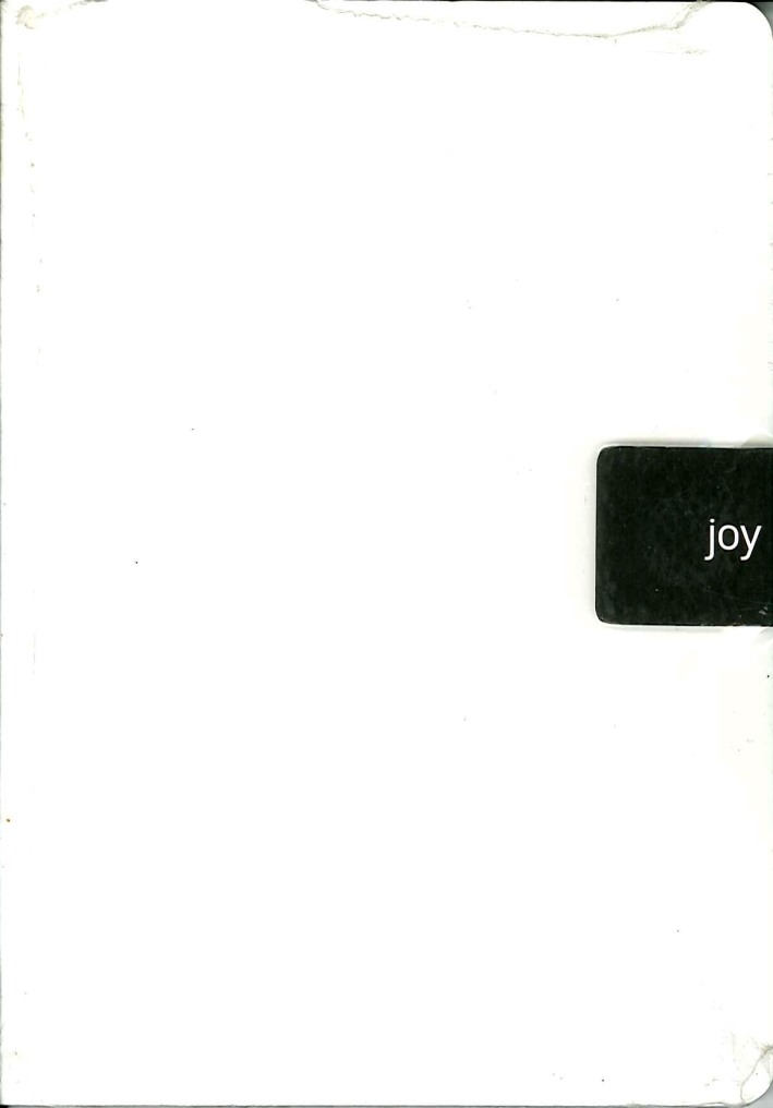 Joy. Ecological Joy Notes. Taccuino con Clip Magnetica. White-bianco Joy. Ecological Joy Notes. Taccuino con Clip Magnetica. White-bianco