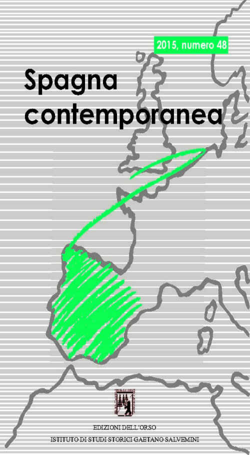 Spagna contemporanea. Semestrale di storia e bibliografia dell'Istituto di studi storici Spagna contemporanea. Semestrale di storia e bibliografia dell'Istituto di studi storici