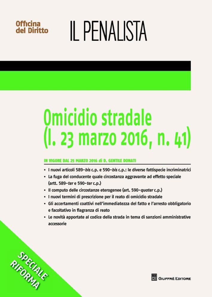 Omicidio stradale Omicidio stradale
