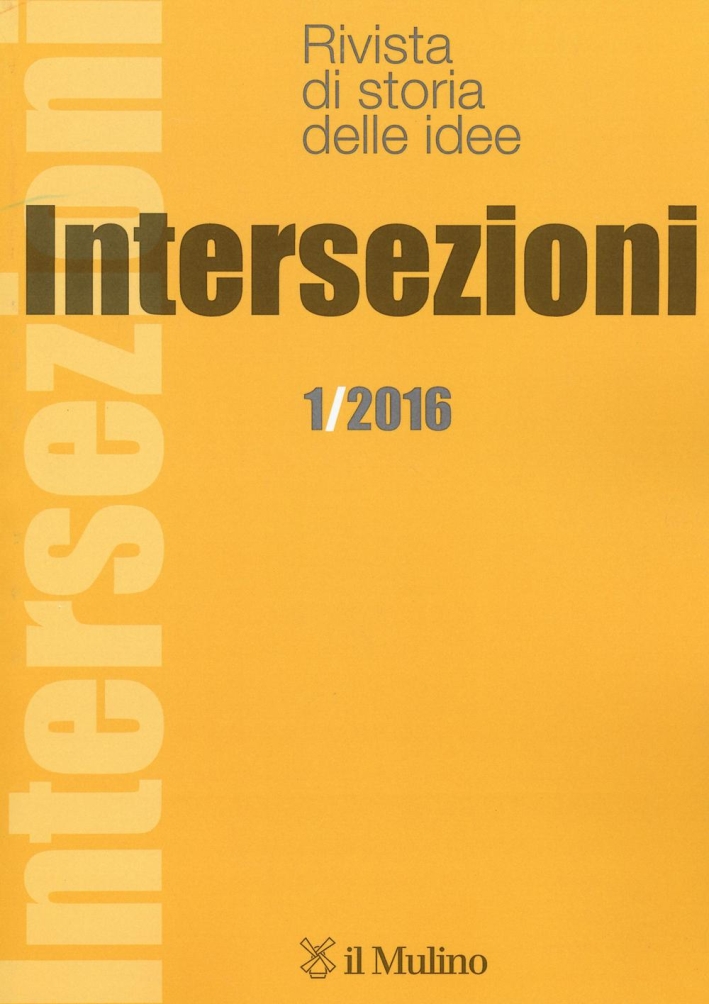 Intersezioni (2016). Vol. 1 Intersezioni (2016). Vol. 1