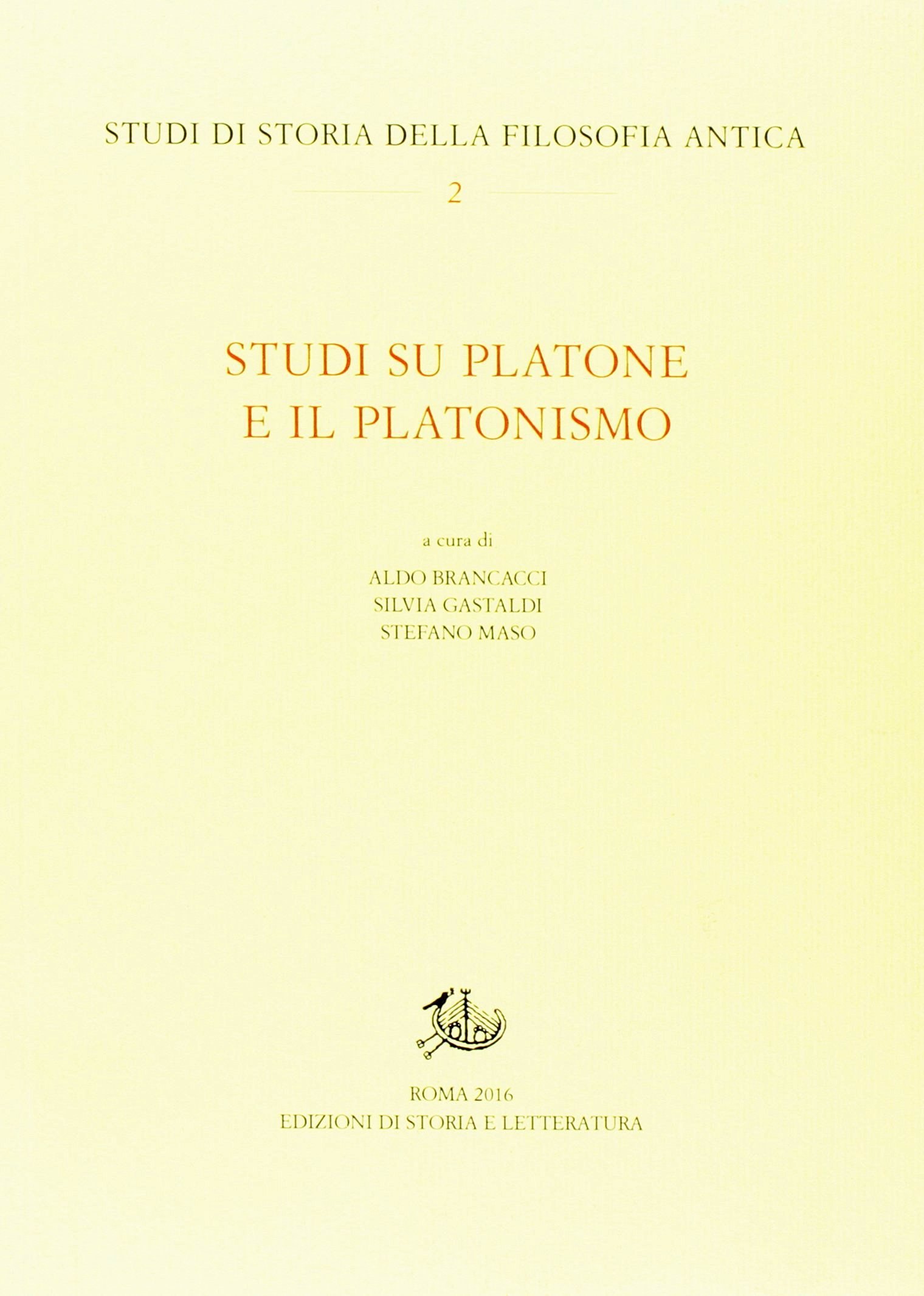 Studi su Platone e il platonismo Studi su Platone e il platonismo