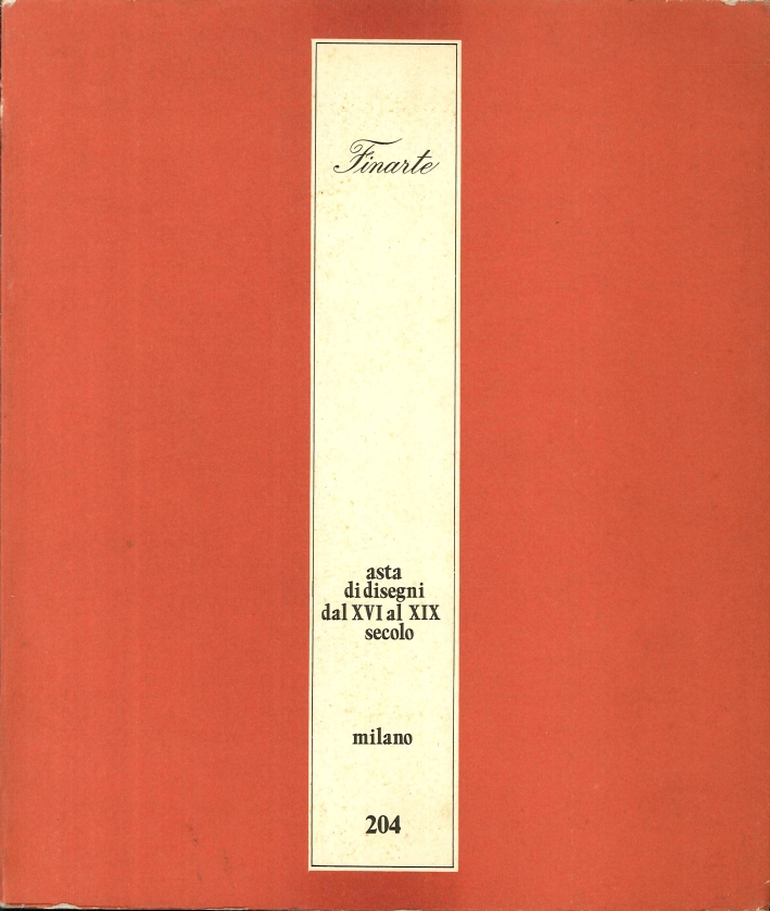 Asta di disegni dal XVI al XIX secolo. 21-23 aprile 1975 Asta di disegni dal XVI al XIX secolo. 21-23 aprile 1975
