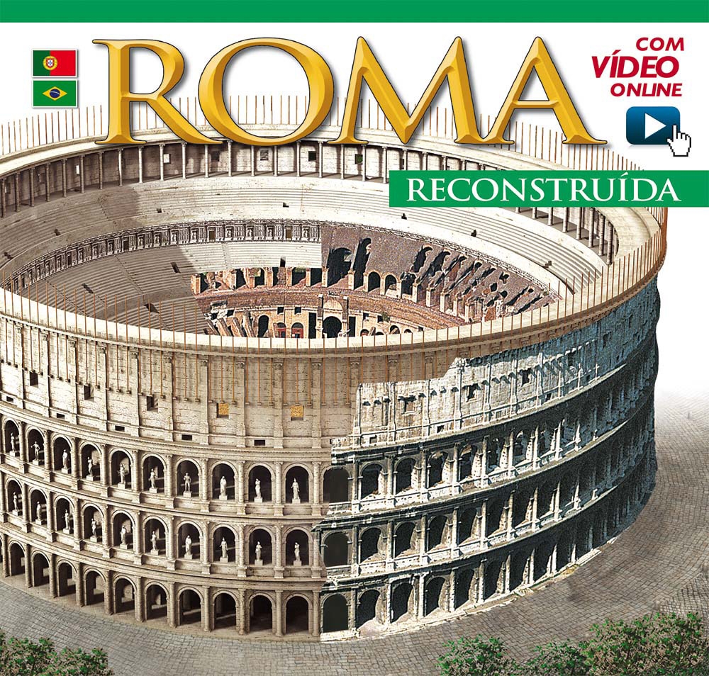 Roma ricostruita maxi. Ediz. portoghese. Con DVD Roma ricostruita maxi. Ediz. portoghese. Con DVD