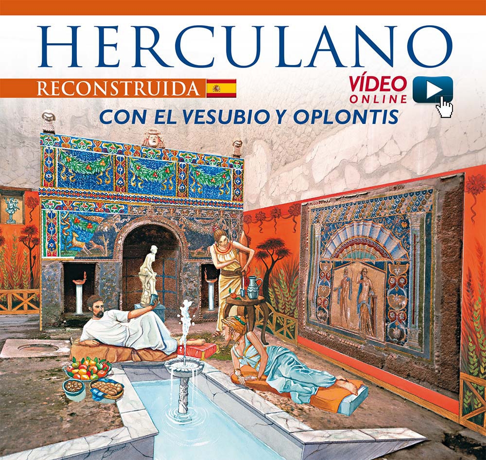 Herculano Reconstruida. Con El Vesubio Y Oplontis. Herculano Reconstruida. Con El Vesubio Y Oplontis.