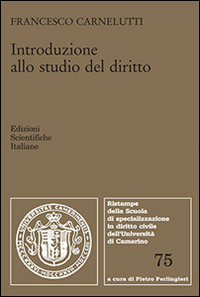 Introduzione allo studio del diritto Introduzione allo studio del diritto