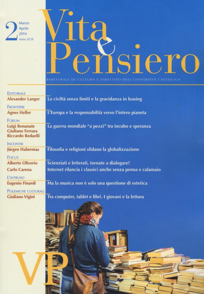 Vita e pensiero (2016). Vol. 2 Vita e pensiero (2016). Vol. 2