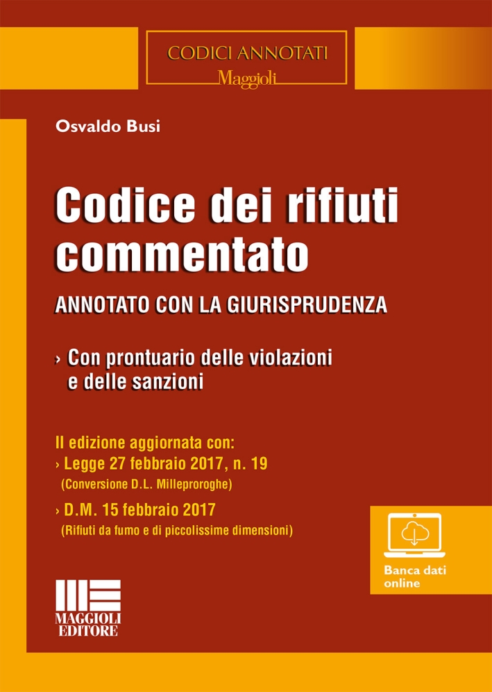 Codice dei rifiuti commentato Codice dei rifiuti commentato