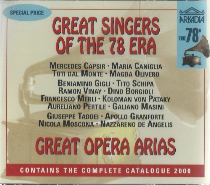 Great Singers of the 78 Era. 2CD Great Singers of the 78 Era. 2CD