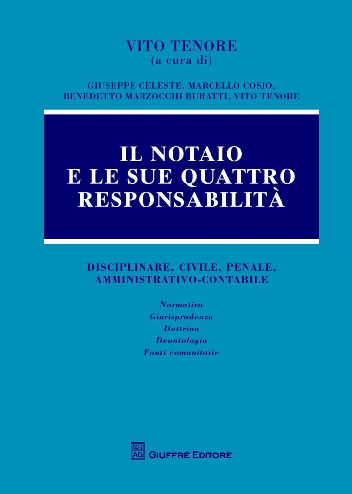 Il notaio e le sue 4 responsabilità Il notaio e le sue 4 responsabilità