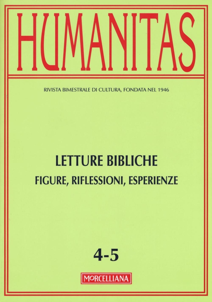 Humanitas (2015). Vol. 5: Letture bibliche Humanitas (2015). Vol. 5: Letture bibliche