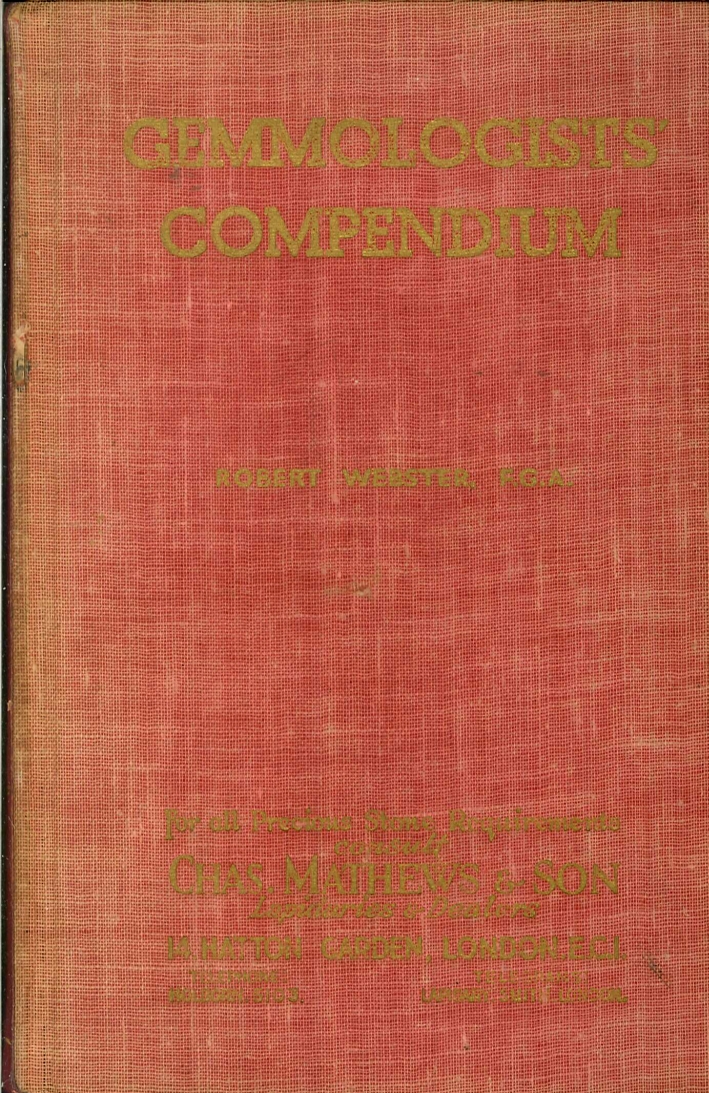 The Gemmology Compendium. Second Edition The Gemmology Compendium. Second Edition
