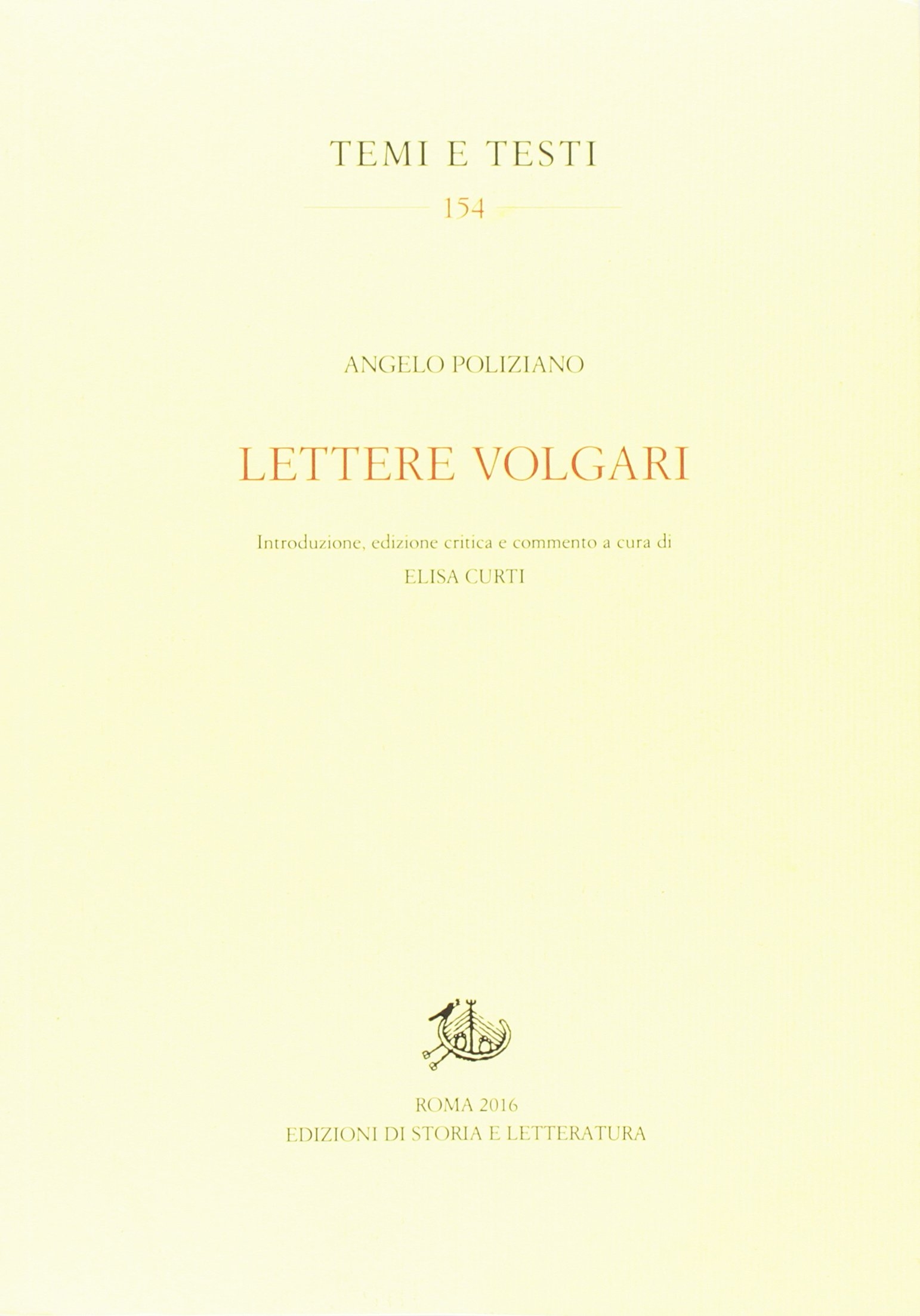 Lettere volgari. Ediz. critica Lettere volgari. Ediz. critica