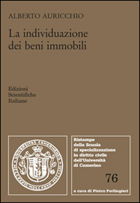 La individuazione dei beni immobili La individuazione dei beni immobili