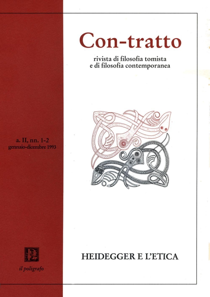 Con-tratto. Rivista di filosofia tomista e di filosofia contemporanea vol. 1-2 (1993) Con-tratto. Rivista di filosofia tomista e di filosofia contemporanea vol. 1-2 (1993)