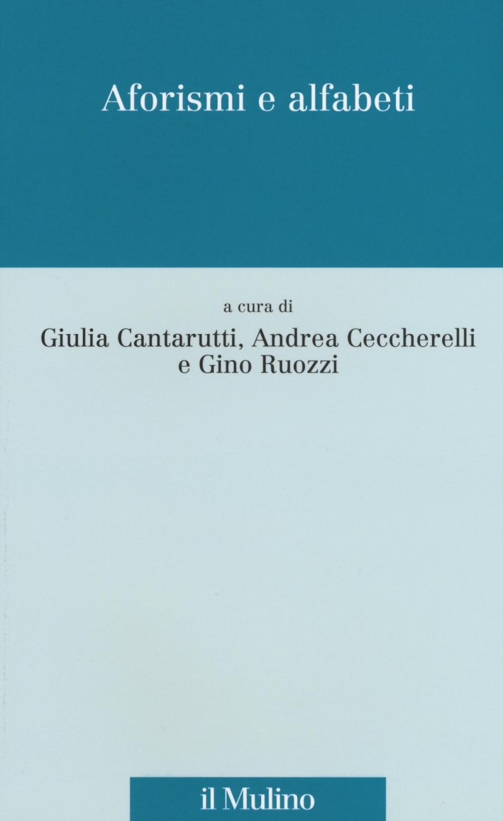 Aforismi e alfabeti Aforismi e alfabeti