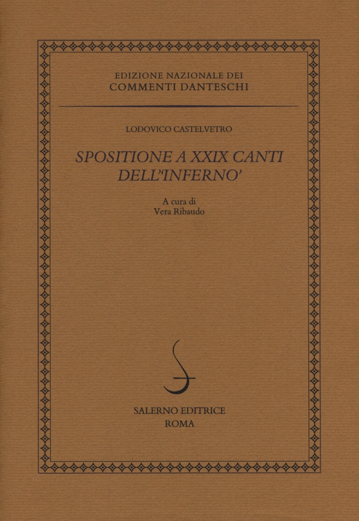 Spositione a XXIX canti dell' Spositione a XXIX canti dell'