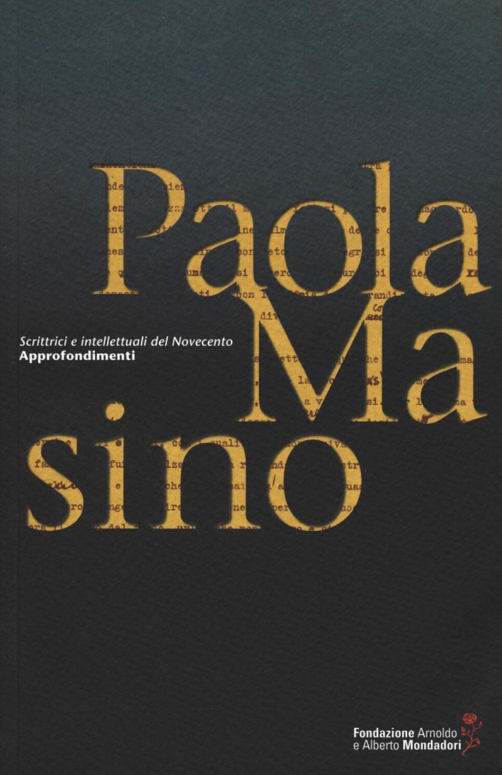 Paola Masino. Paola Masino.