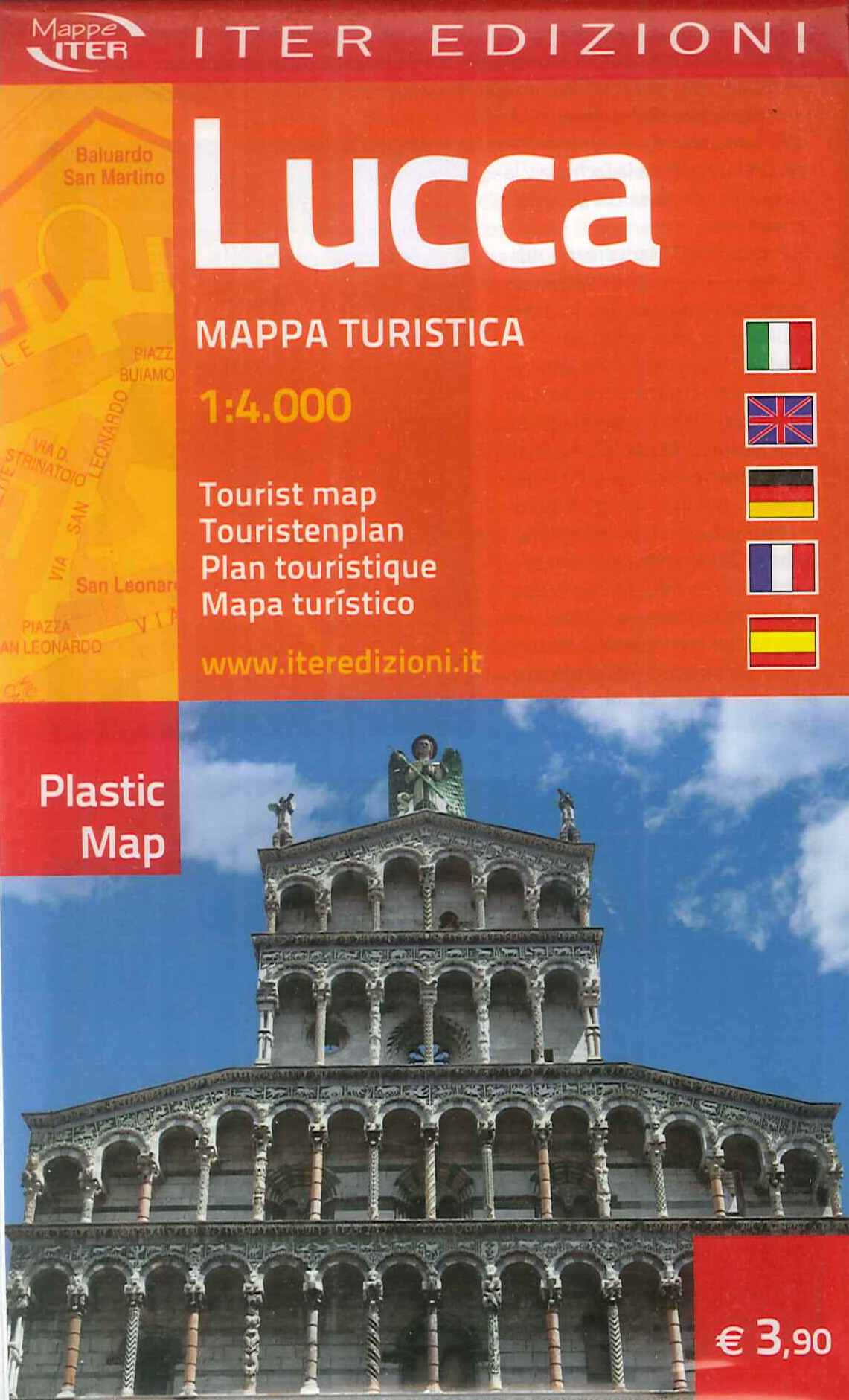 Lucca. Mappa turistica 1:4.000. Lucca. Mappa turistica 1:4.000.
