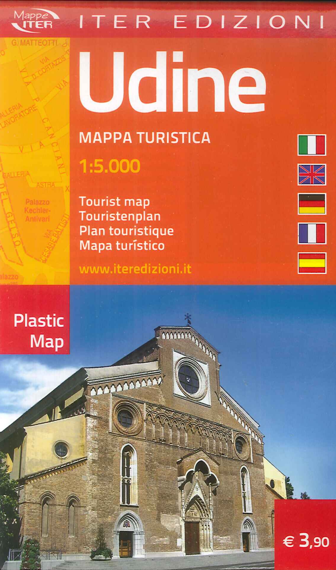 Udine. Mappa turistica 1:5.000. Udine. Mappa turistica 1:5.000.