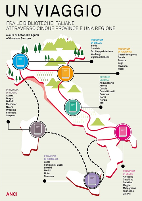 Un viaggio tra le biblioteche italiane attraverso cinque province e una regione. Un viaggio tra le biblioteche italiane attraverso cinque province e una regione.