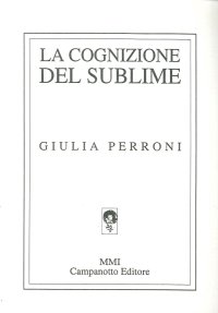 La Cognizione del Sublime