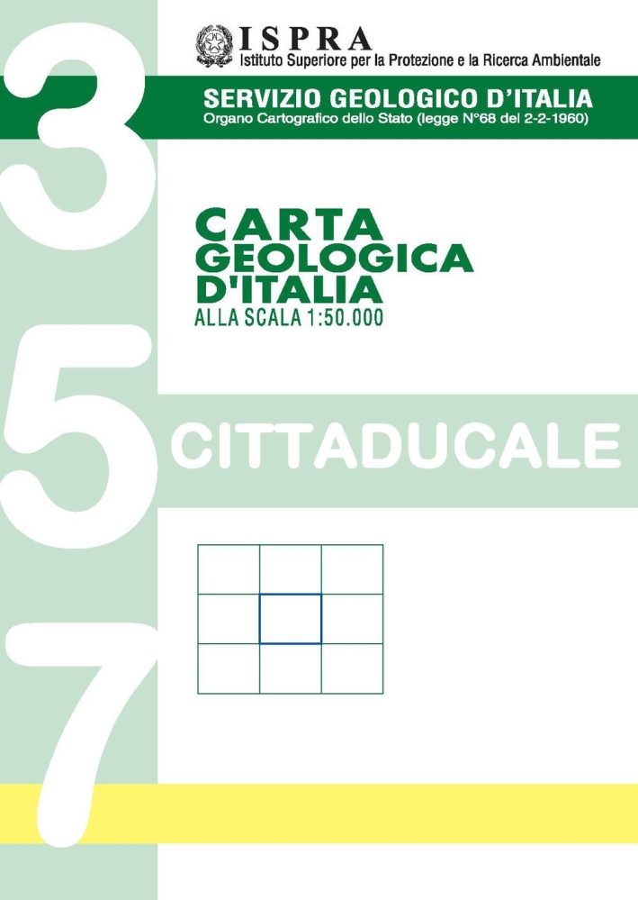 Carta geologica d'Italia 1:50.000 F° 357. Cittaducale Carta geologica d'Italia 1:50.000 F° 357. Cittaducale