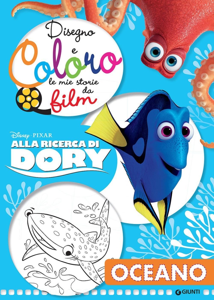 Alla ricerca di Dory. Disegno e coloro le mie storie da film Alla ricerca di Dory. Disegno e coloro le mie storie da film