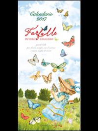 Farfalle in volo leggero. Calendario 2017 Farfalle in volo leggero. Calendario 2017