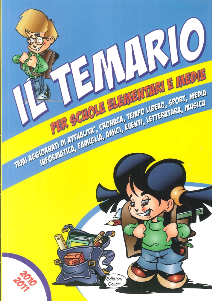 Il temario. Per le scuole elementari e medie Il temario. Per le scuole elementari e medie