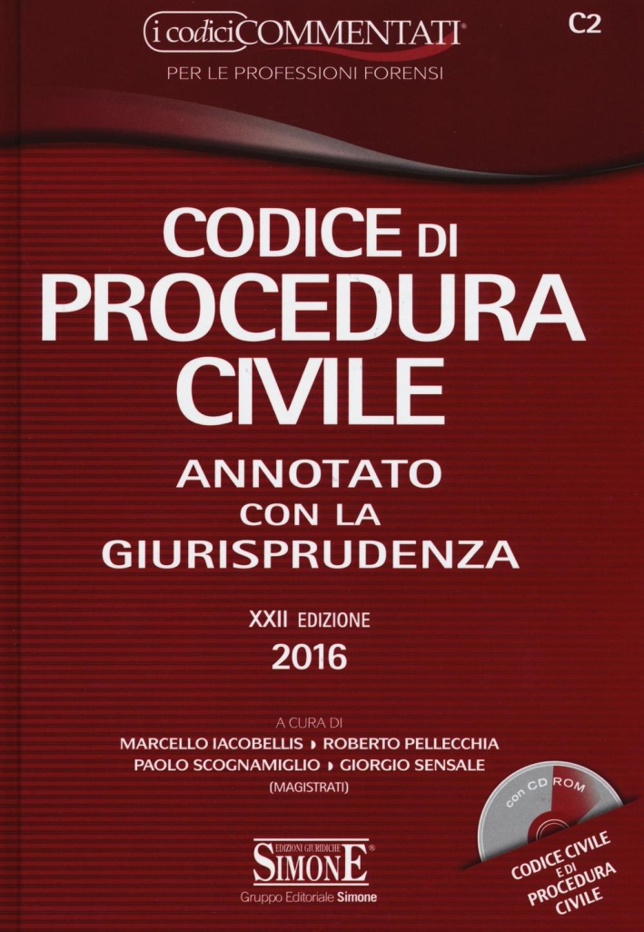 Codice di procedura civile. Annotato con la giurisprudenza. Con CD-ROM Codice di procedura civile. Annotato con la giurisprudenza. Con CD-ROM