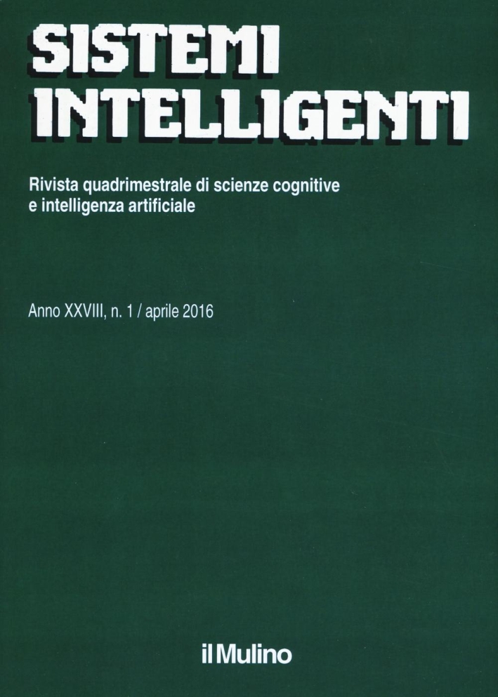 Sistemi intelligenti (2016). Vol. 1 Sistemi intelligenti (2016). Vol. 1