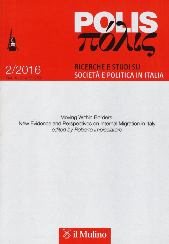 Polis. Ricerche e studi su società e politica in Italia (2016). Vol. 2 Polis. Ricerche e studi su società e politica in Italia (2016). Vol. 2