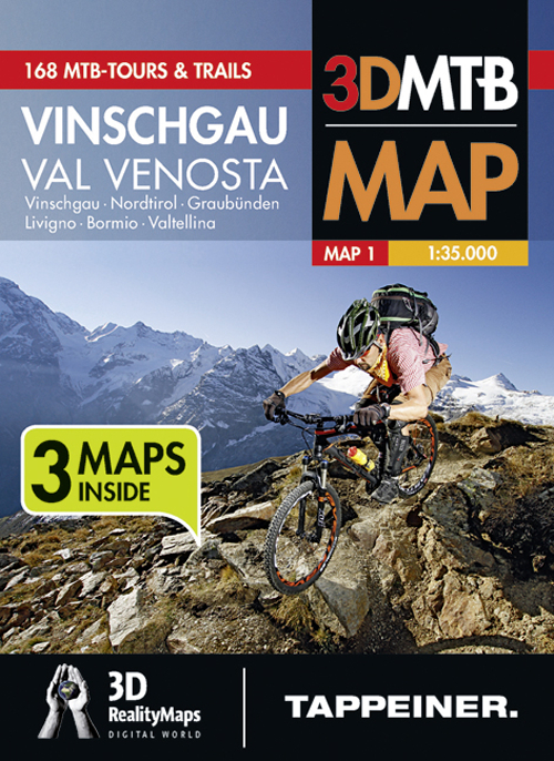 Best of Val Venosta. Set cartine 3D MTB Best of Val Venosta. Set cartine 3D MTB