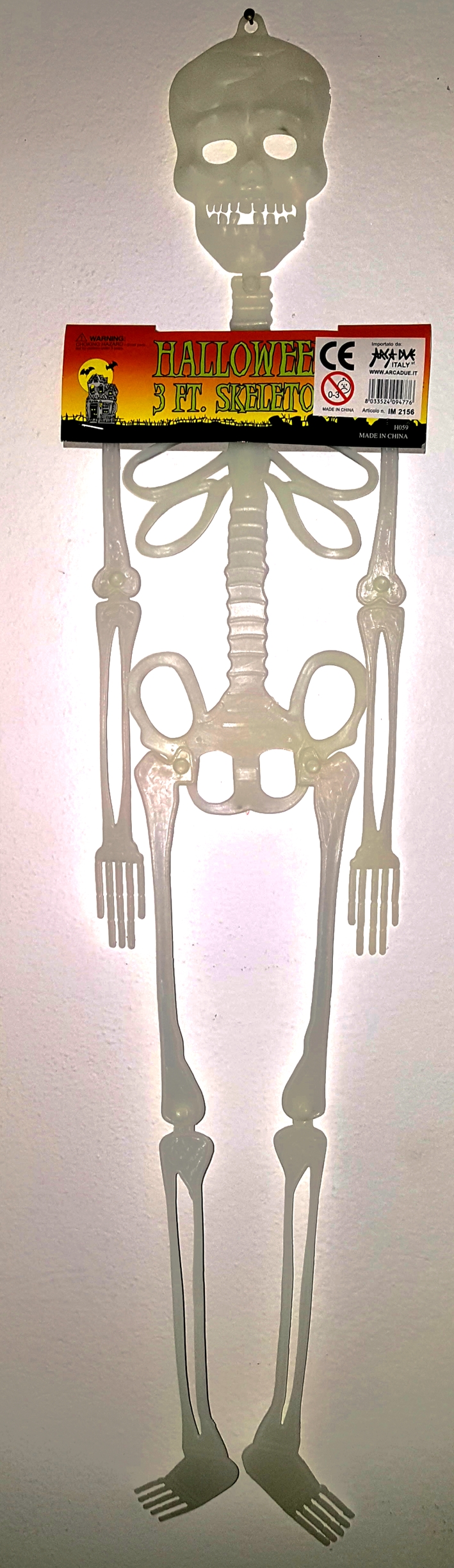 Halloween Skeleton. Scheletro halloween fluorescente Halloween Skeleton. Scheletro halloween fluorescente