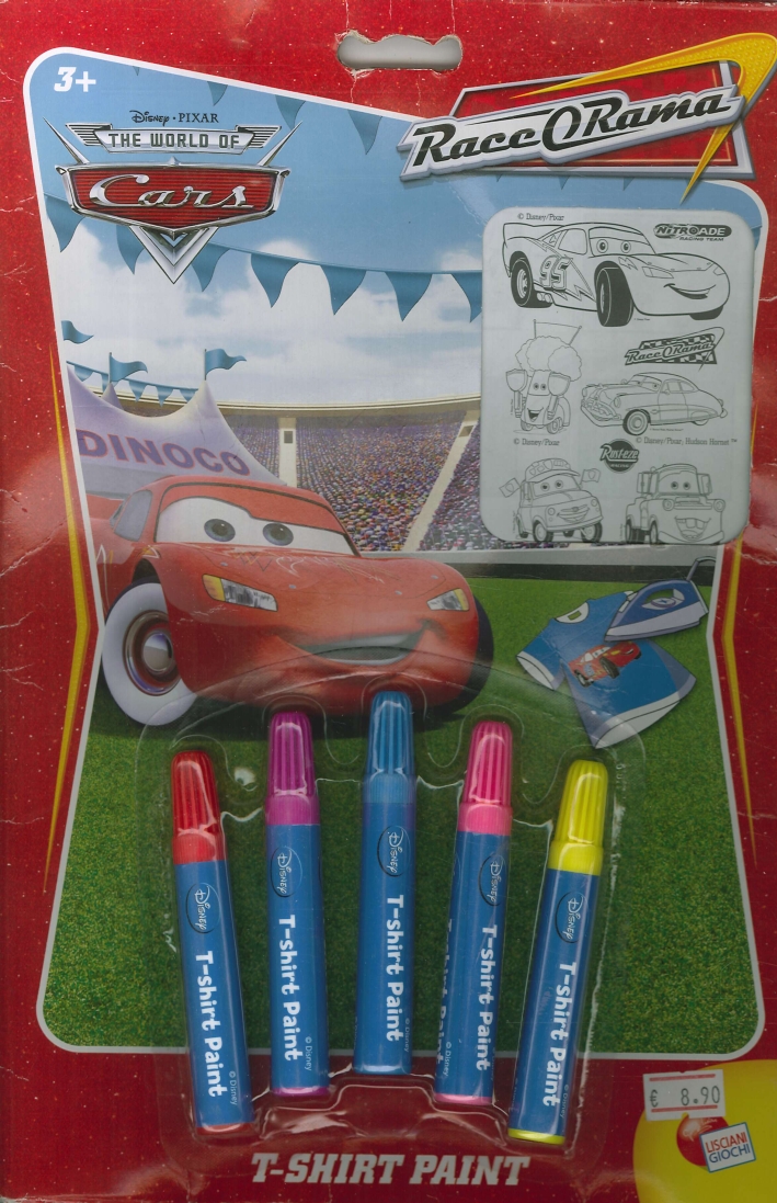 T-shirt paint. Cars. Decora la tua maglietta. Cars. T-shirt paint. Cars. Decora la tua maglietta. Cars.