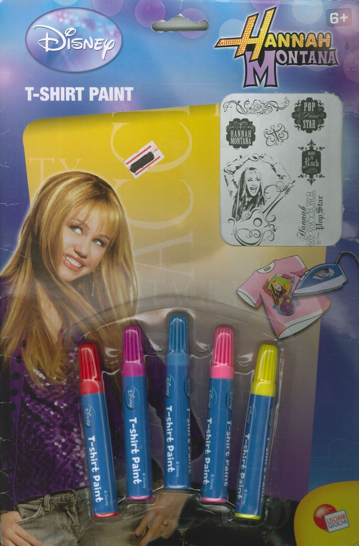 T-shirt paint. Hannah Montana. Decora la tua maglietta. Hannah Montana T-shirt paint. Hannah Montana. Decora la tua maglietta. Hannah Montana